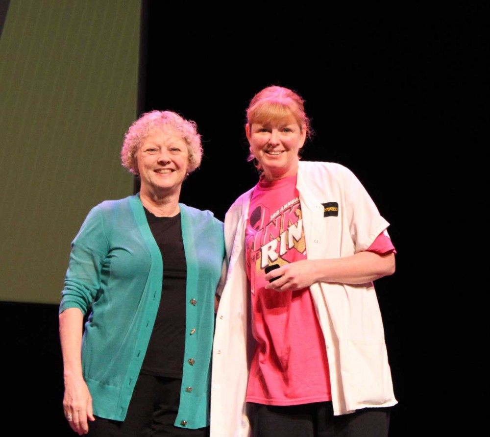 On Wednesday, April 5, 2017, Lindenwood University staff employees gathered at the J. Scheidegger Center's Lindenwood Theater for an all-staff meeting ...
