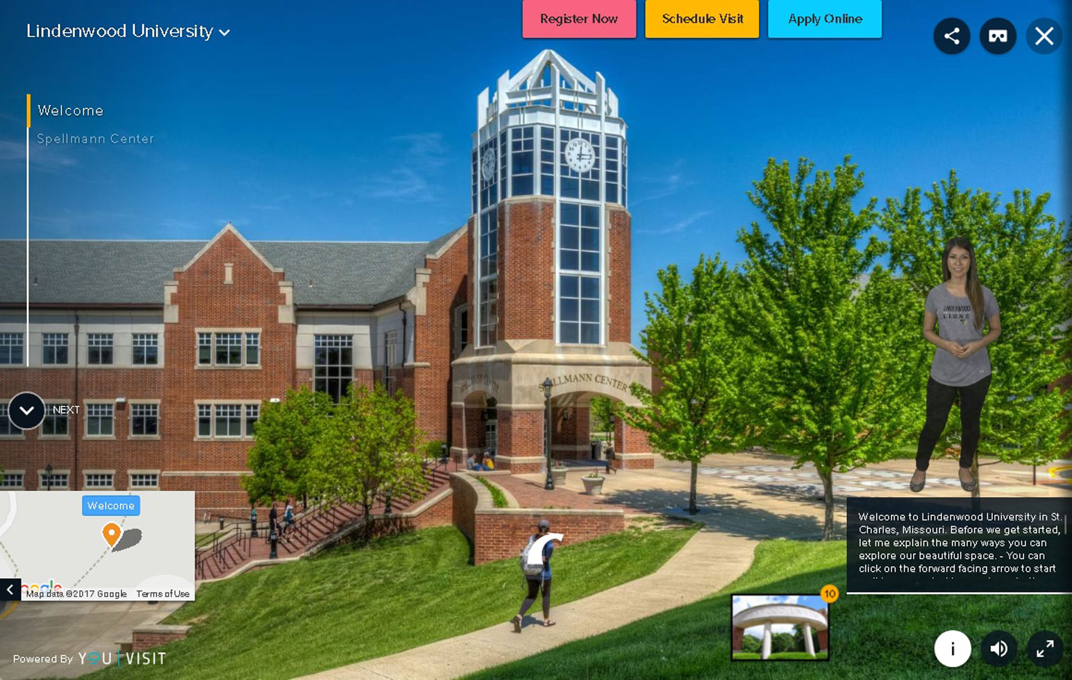 lindenwood virtual tour