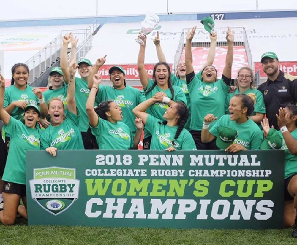 Men’s and Women’s Rugby Teams Win Collegiate Rugby Sevens Championships