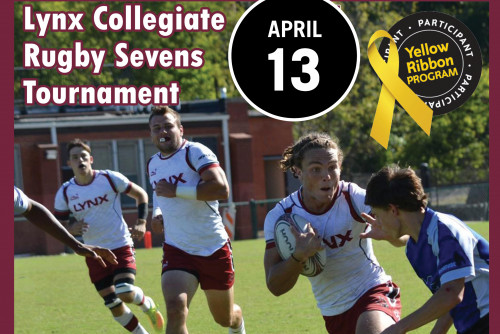 Lynx Collegiate Rugby 7s Tourney Slated for April 13