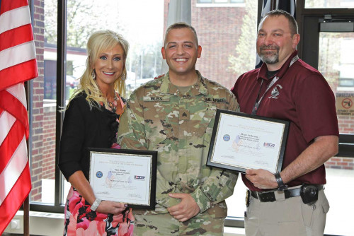 Belleville’s Jones, Anderson Honored with Employer Patriot Award