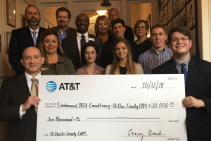 Lindenwood DECA and St. Charles County CAPS Receive $10,000 Grant