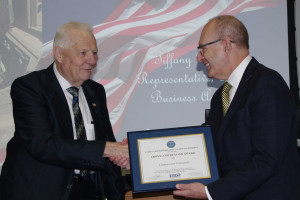 Lindenwood Receives Above and Beyond Award Prior to Veteran Lunch