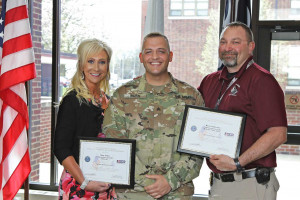 Belleville’s Jones, Anderson Honored with Employer Patriot Award