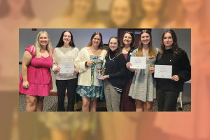 Alpha Chi Inducts 100-plus New Members into National Honor Society