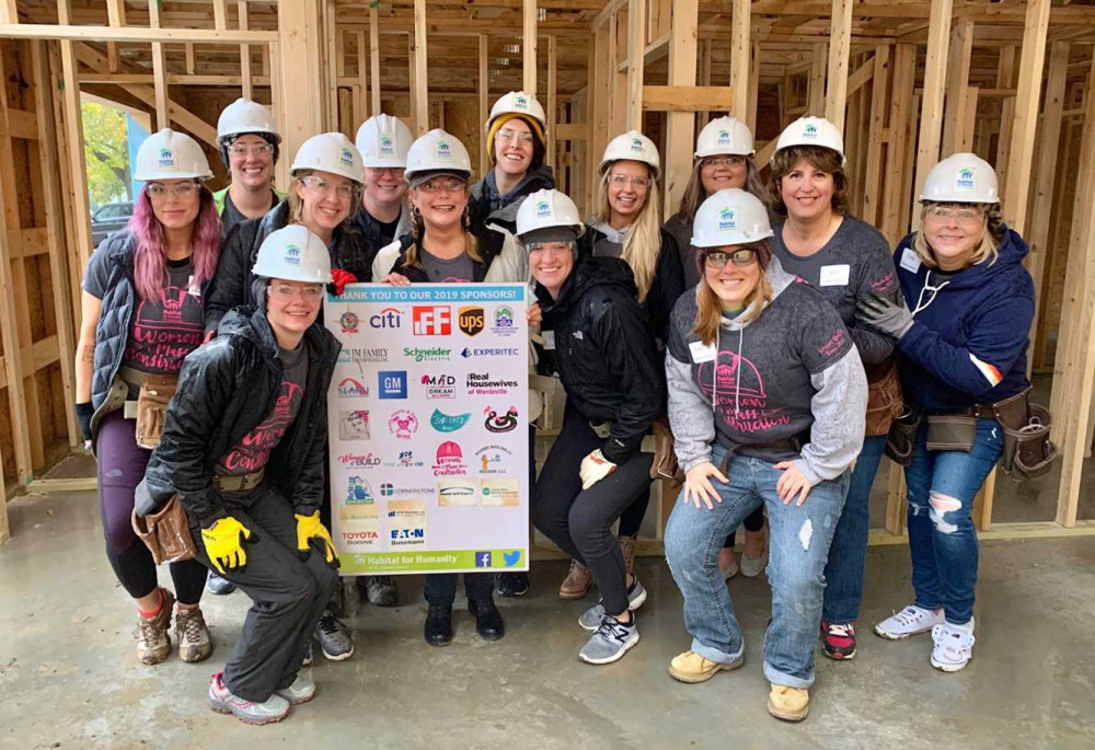 Faculty and Staff Participate in Habitat for Humanity’s Women’s Build