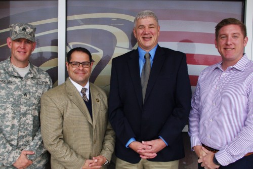 Parisi and Kostich Receive Military Support Award