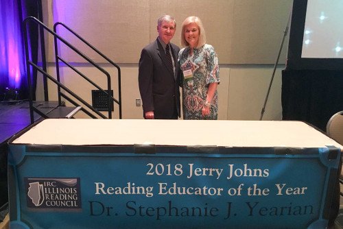 Yearian Honored with Jerry John’s Reading Educator of the Year Award