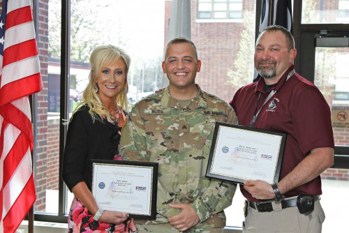 Belleville’s Jones, Anderson Honored with Employer Patriot Award