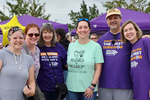 Psychology Department Supports the Walk to End Alzheimer's