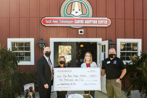 LindenGiving Donates to Five Acres Animal Shelter