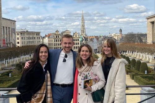 Student Researchers Return From Successful Conference in Brussels