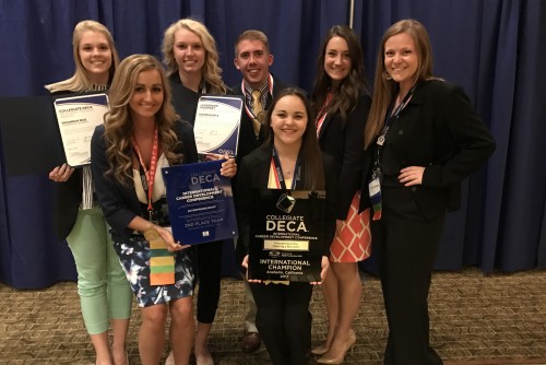 DECA Team Wins Big at Collegiate International Career Development Conference