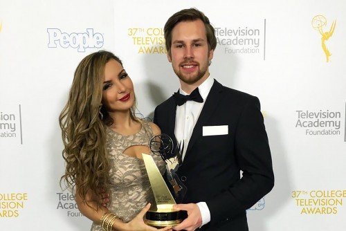 Alumnus Damenz Wins College Emmy for Capstone Film
