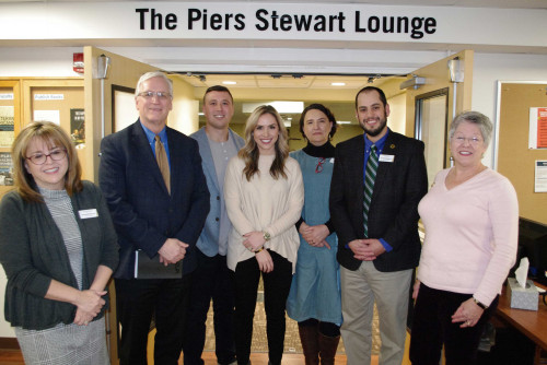 Alumni Dedicate Piers Stewart Lounge in McCluer Hall