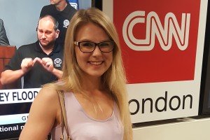 Back from CNN Internship, Senior Embarks on Another Dream