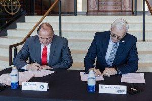 Lindenwood Signs Education Partnership Agreement with the National Geospatial-Intelligence Agency