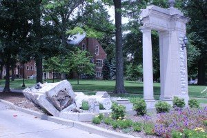 Historic Gate Suffers Serious Damage