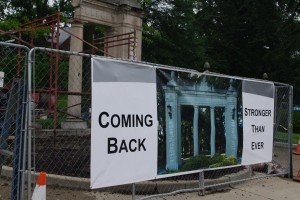 Restoration of Alumnae Gate is Underway