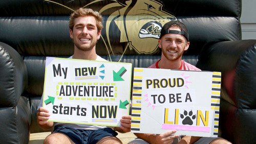Freshman Move-In Day: Aug. 22, 2018