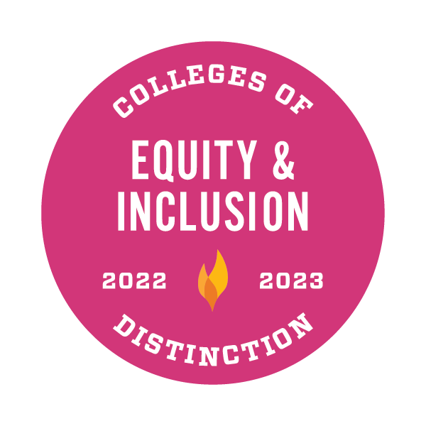 Colleges of Distinction 2022-2023 Equity and Inclusion Badge