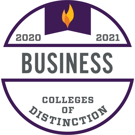 Colleges of Distinction 2020-2021 Business Badge