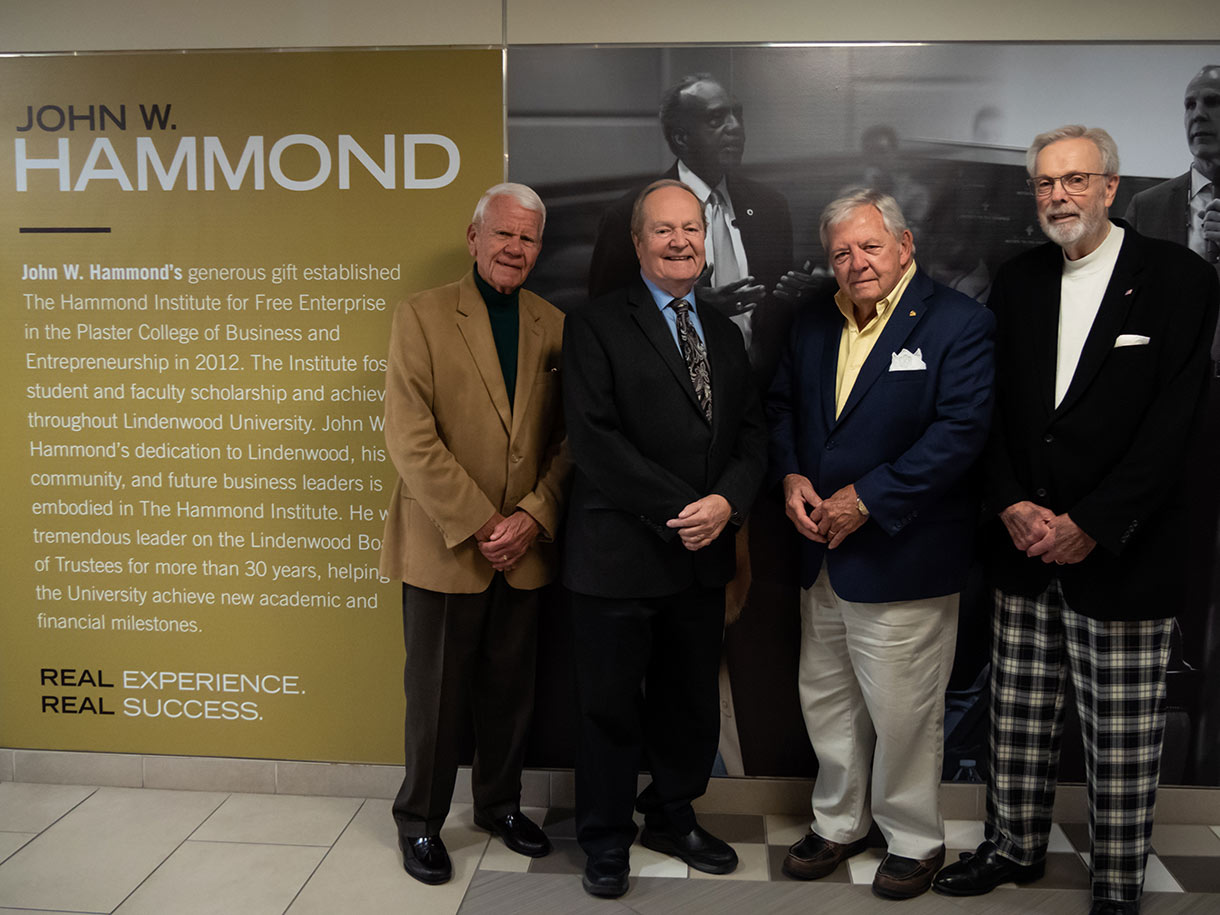 Dedication of John Hammond legacy wall