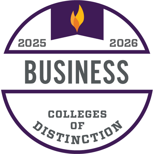 Colleges of Distinction 2025-2026 Business Badge