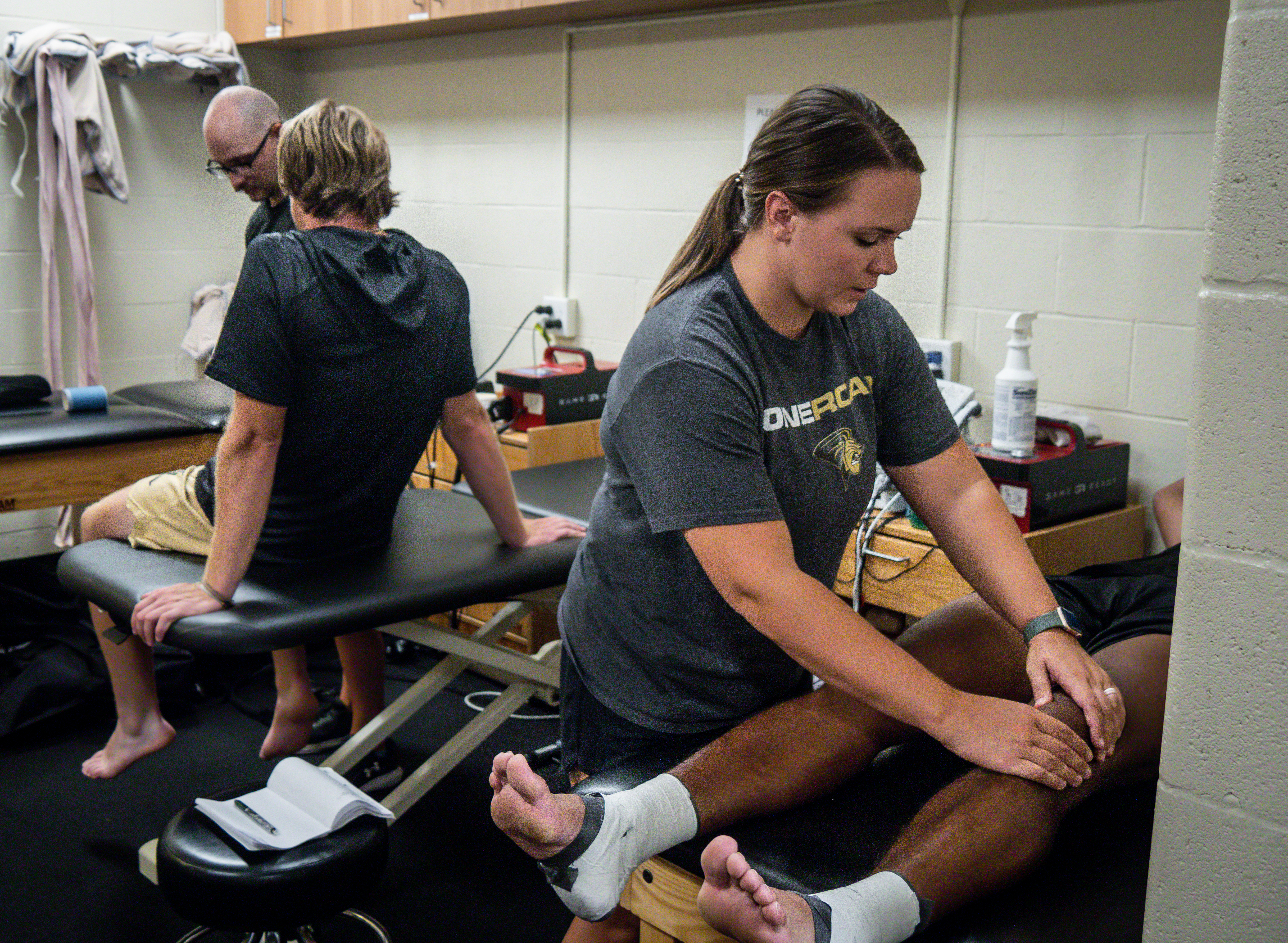 St. Louis Athletic Training degree program students at Lindenwood University