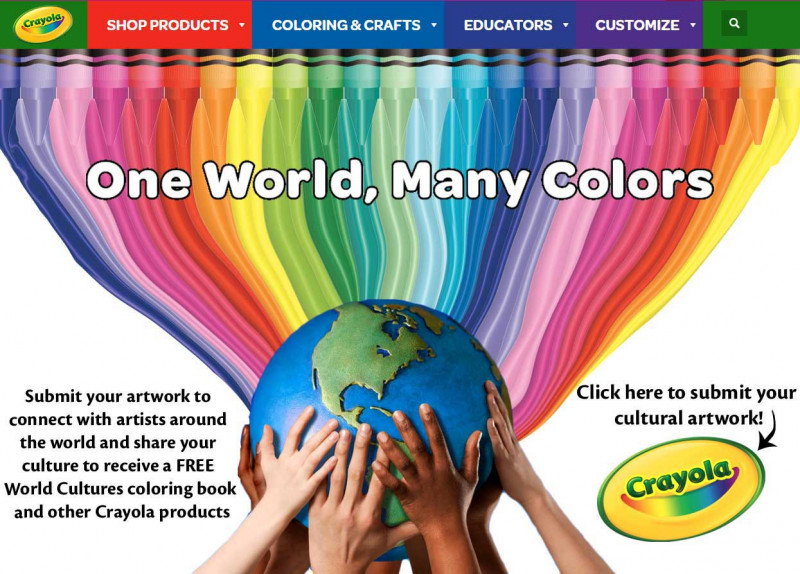 Artwork created for the award-winning campaign for Crayola.