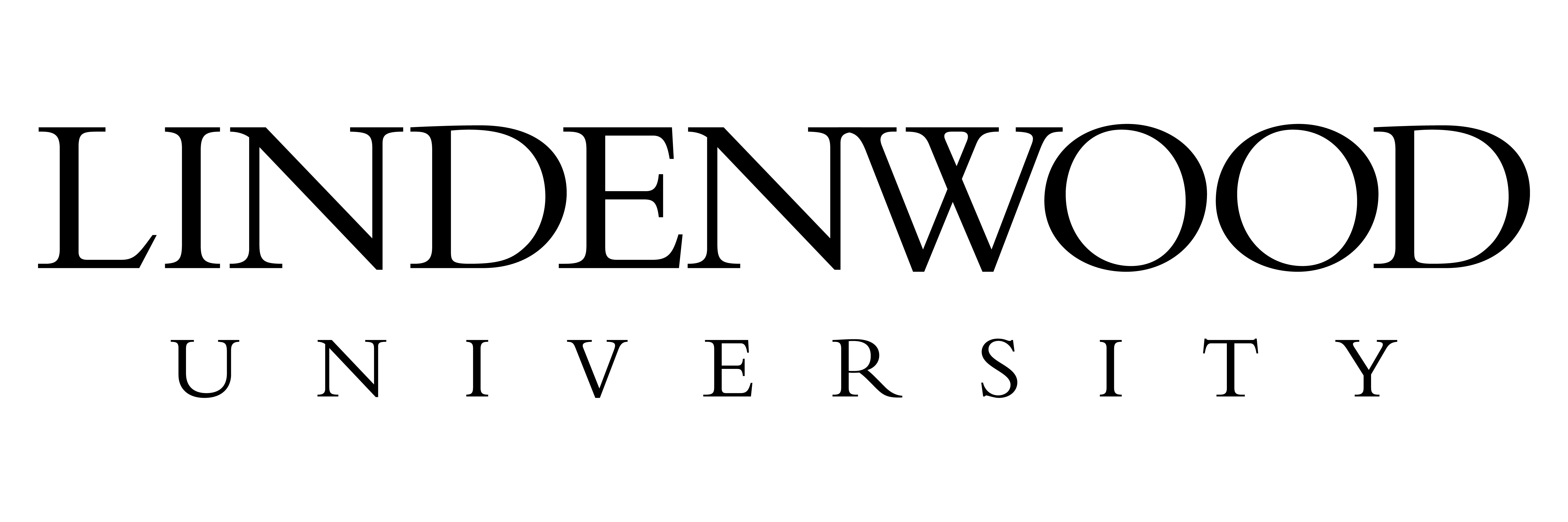 Lindenwood University - Primary Logo - Black