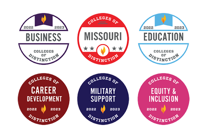 2022-2023 College of Distinction Badges