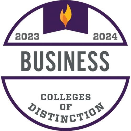 Colleges of Distinction 2023-2024 Business Badge