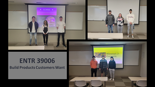 Collage of student teams from class