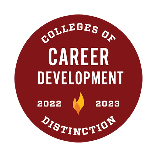 Colleges of Distinction 2022-2023 Career Development Badge