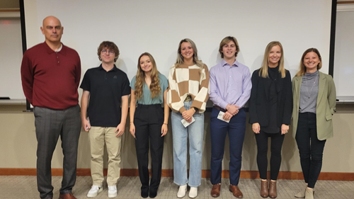 group photo of winning team
