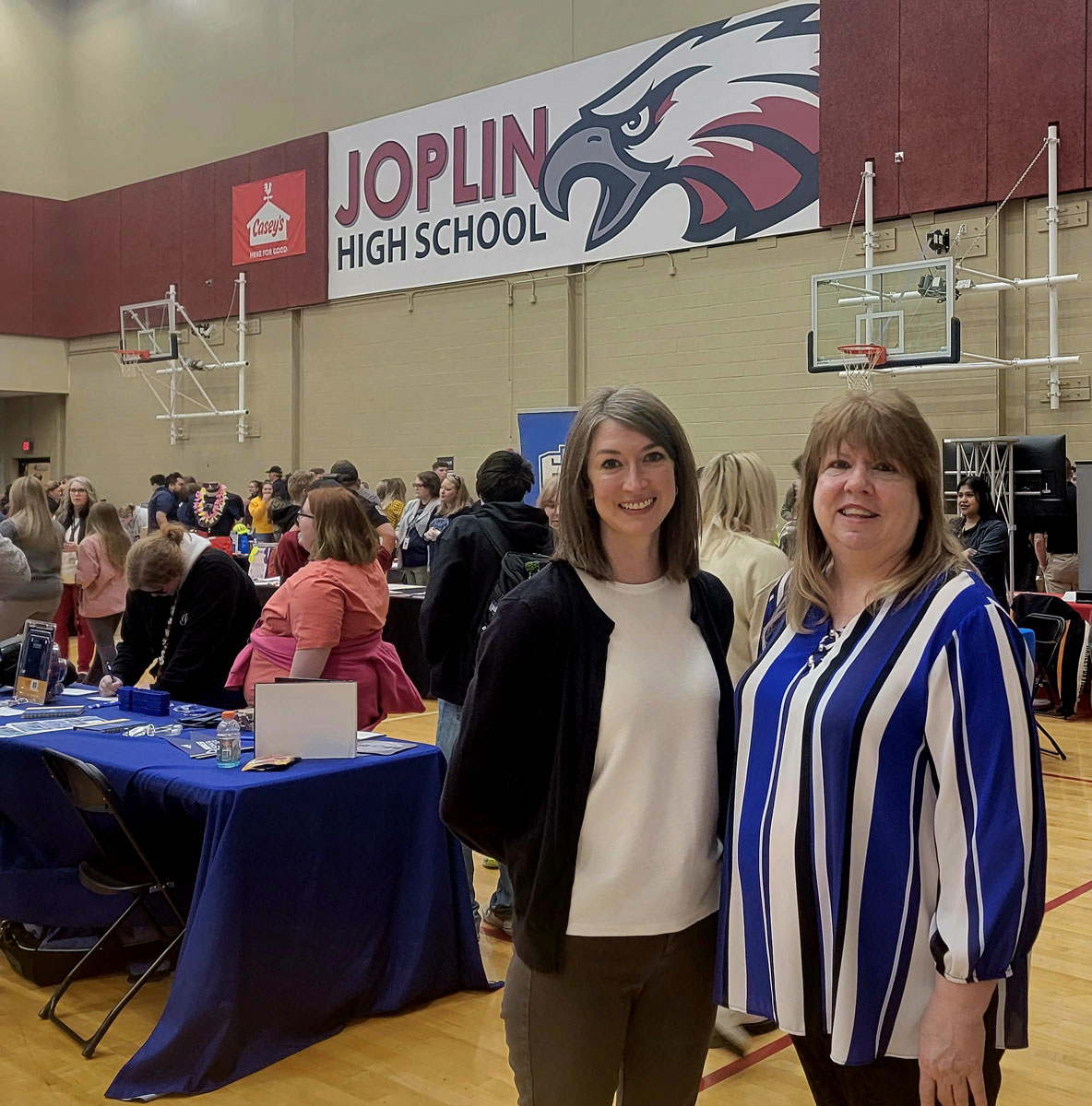 Wendy Linton and Joplin Schools representative.