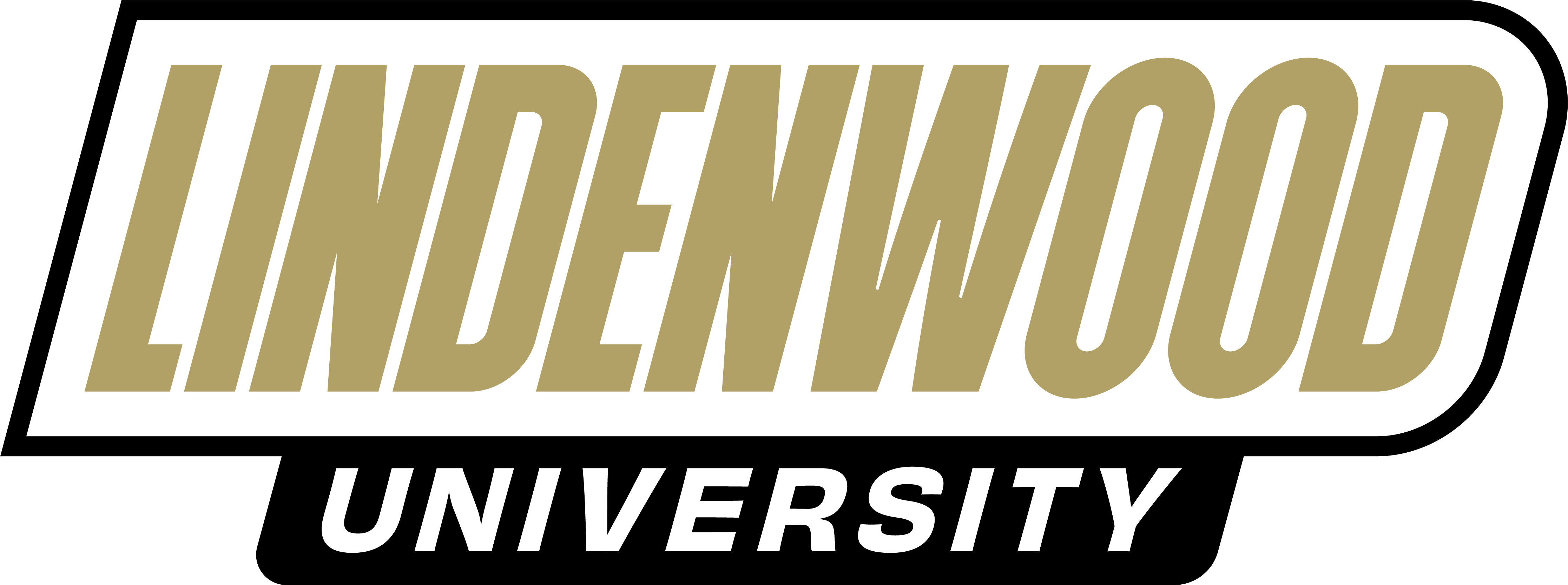 Lindenwood University - Primary Logo - Black