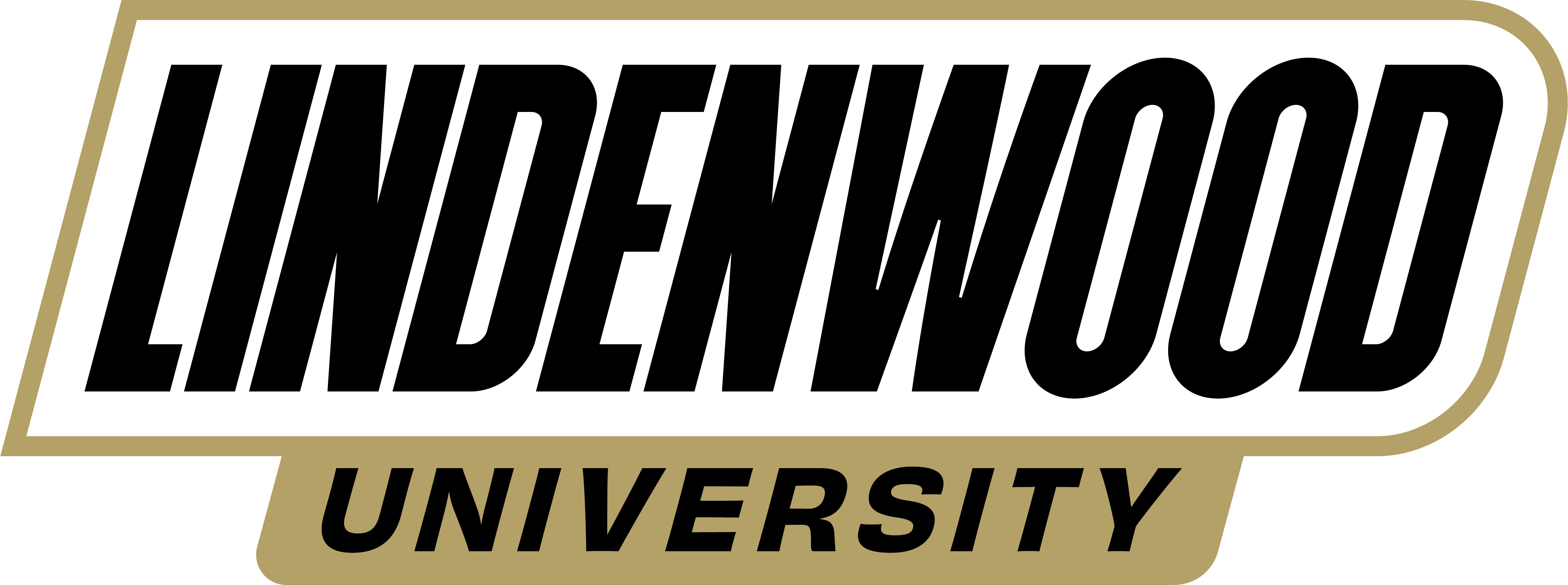 Lindenwood University - Primary Logo - Black