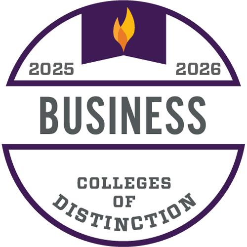 Colleges of Distinction 2025-2026 Business Badge
