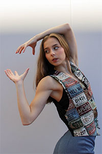 Delainey Bailey, BFA student from lindenwood University in St. Louis, MO