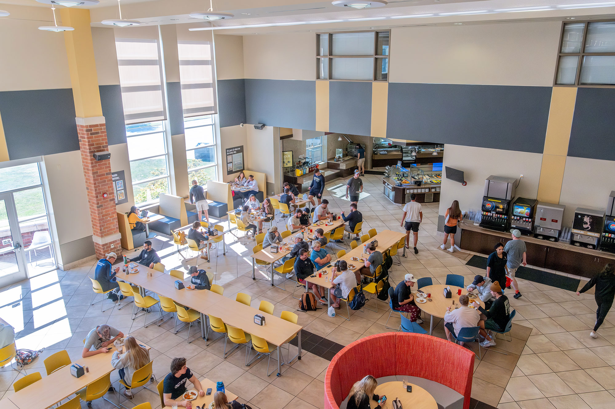 Evans dining area