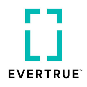  teal geometric box followed by the name EverTrue