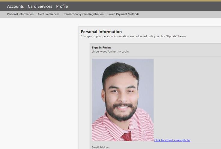 accepted photo on profile