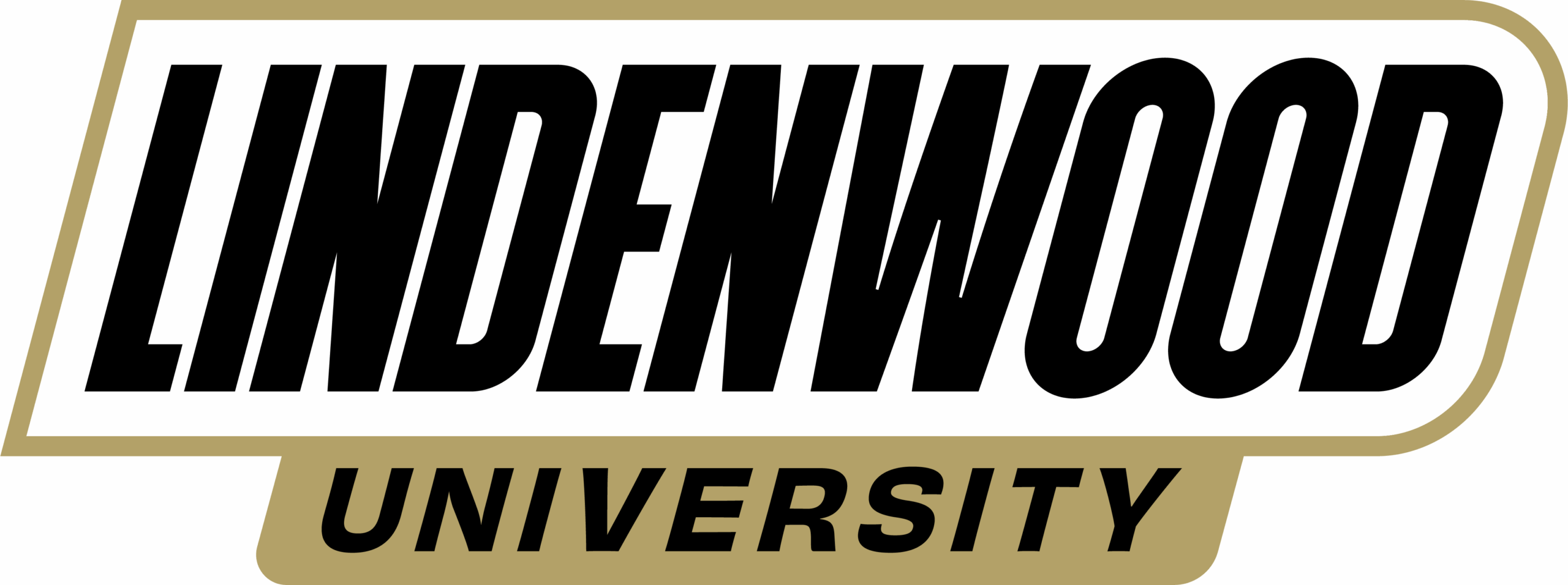 Lindenwood University - Primary Logo - Black