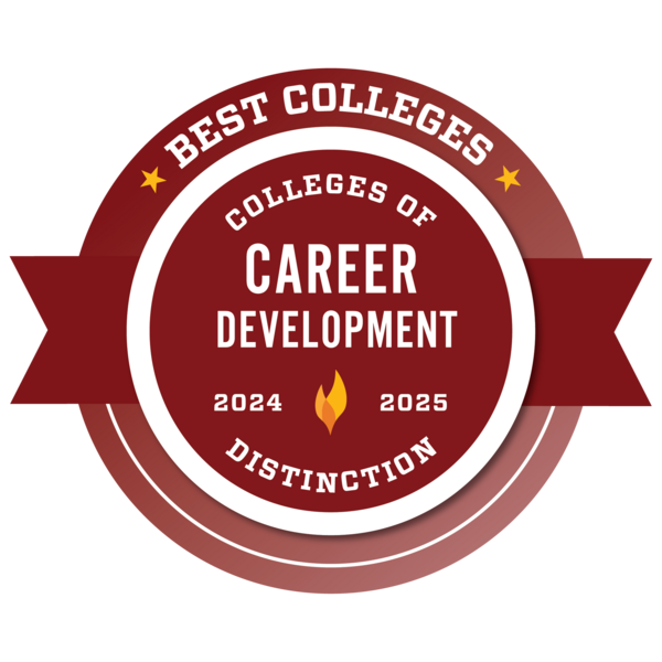 2024-2025 College of distinction in career development 